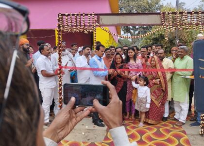 रेवती विकासखंड अंतर्गत पचरूखा देवी मंदिर के प्रांगण में ओपन व्यायामशाला की स्थापना